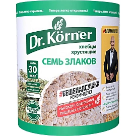 Хлебцы Dr.Korner Семь злаков пшеничные 100 г