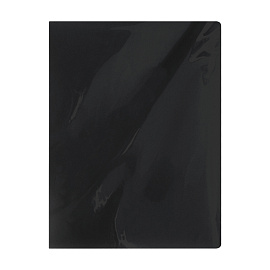 Папка с 30 вкладышами СТАММ А4, 17мм, 500мкм, пластик, черная