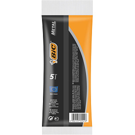 Бритва одноразовая Bic Metal (5 штук в упаковке)