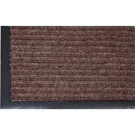 Коврик входной влаговпитывающий ворсовый 120х180 см коричневый