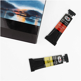 Акварель художественная Гамма "Старый мастер" ганза желтая, 9мл, туба