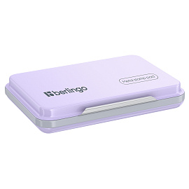 Штемпельная подушка Berlingo, 105*73мм, неокрашенная, металлическая фото Штемпельная подушка Berlingo, 105*73мм, неокрашенная, металлическая