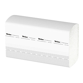 Полотенца бумажные 150 шт., VEIRO (Система H2) COMFORT, 2-слойные, белые, КОМПЛЕКТ 21 пачка, 32х21,6, W-сложение, KW208