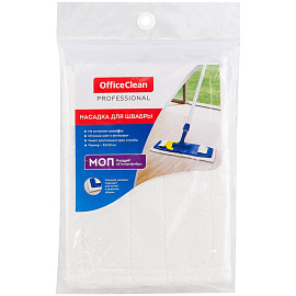 Насадка МОП для швабры OfficeClean Professional карманы/уши, 42*10см, микрофибра фото Насадка МОП для швабры OfficeClean Professional карманы/уши, 42*10см, микрофибра