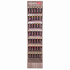 Стойка под масляные краски напольная BRAUBERG ART, дерево, 178х40х30 см, 505915