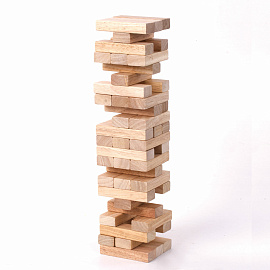 Игра настольная "БАШНЯ", 48 деревянных блоков, ЗОЛОТАЯ СКАЗКА, 662294 фото Игра настольная "БАШНЯ", 48 деревянных блоков, ЗОЛОТАЯ СКАЗКА, 662294