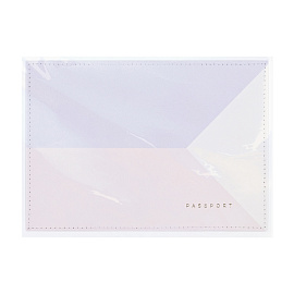 Обложка для паспорта OfficeSpace "Unique", кожа, цветная печать, тиснение фольгой