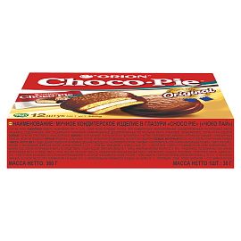 Пирожное Orion Choco Pie 360 г (12 штук в упаковке)