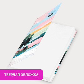 Ежедневник датированный 2026 145х215 мм, А5, STAFF, ламинированная обложка, "Живопись", 117329