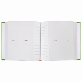 Фотоальбом BRAUBERG "Лайм" на 200 фото 10х15 см, ткань, зеленый, 391189