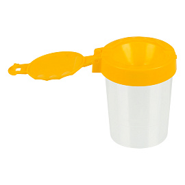 Стакан-непроливайка СТАММ "Премиум", с крышкой, ассорти фото Стакан-непроливайка СТАММ "Премиум", с крышкой, ассорти