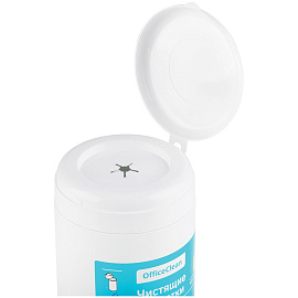 Салфетки чистящие влажные OfficeClean, универсальные, антибактериальные, в тубе, плотные, 100шт. фото Салфетки чистящие влажные OfficeClean, универсальные, антибактериальные, в тубе, плотные, 100шт.