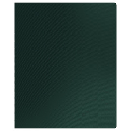 Папка с боковым зажимом СТАММ "Диагональ" А4, 17мм, 700мкм, пластик, изумруд