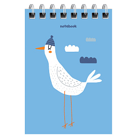 Блокнот А7 40л. на гребне BG "Моноколор. New style