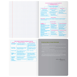 Тетрадь предметная 48л. BG "Угадай кто" - Обществознание, матовая ламинация, выб. лак