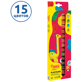 Пластилин на растительной основе Jovi 15 цветов 255 г фото Пластилин на растительной основе Jovi 15 цветов 255 г
