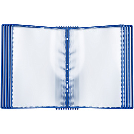 Демосистема настольная OfficeSpace с 10 панелями А4, синяя