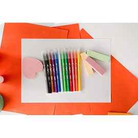 Фломастеры Bic Kid Couleur 12 цветов для маленьких детей (вентилируемые колпачки) фото Фломастеры Bic Kid Couleur 12 цветов для маленьких детей (вентилируемые колпачки)