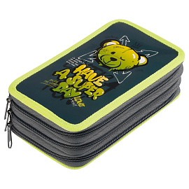 Пенал 3 отделения, 190*110 ArtSpace "Super", ламинированный картон