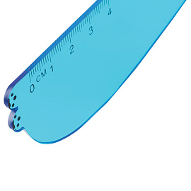 Линейка 15см Мульти-Пульти "Панда", пластиковая, прозрачная, голубая, европодвес фото Линейка 15см Мульти-Пульти "Панда", пластиковая, прозрачная, голубая, европодвес