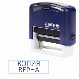 Штамп стандартный STAFF "КОПИЯ ВЕРНА", оттиск 38х14 мм, "Printer 9011T", 237420 фото Штамп стандартный STAFF "КОПИЯ ВЕРНА", оттиск 38х14 мм, "Printer 9011T", 237420
