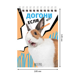 Блокнот А6 40л. на гребне BG "Если сможешь фото Блокнот А6 40л. на гребне BG "Если сможешь