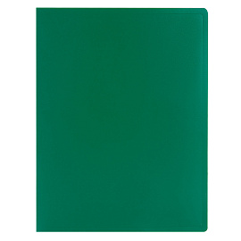 Папка 40 вкладышей STAFF, зеленая, 0,5 мм, 225703