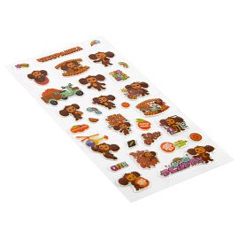 Наклейки гелевые Мульти-Пульти "Ушастик", 22*10см, пакет европодвес