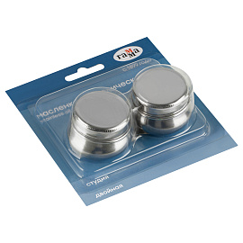 Масленка металлическая двойная с крышкой Гамма "Студия фото Масленка металлическая двойная с крышкой Гамма "Студия