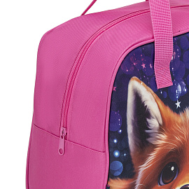 Сумка для занятий BRAUBERG с ручками, 35x25x15 см, "Cute fox", 272379