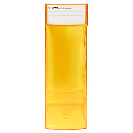 Лоток для бумаг вертикальный СТАММ "Эксперт", тонированный, манго, ширина 95мм фото Лоток для бумаг вертикальный СТАММ "Эксперт", тонированный, манго, ширина 95мм