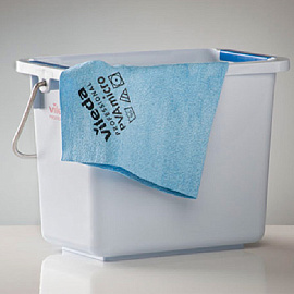 Салфетки хозяйственные Vileda Professional ПВА Микро микрофибра 38х35 см 250 г/кв.м синие (5 штук в упаковке)