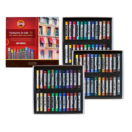 Пастель сухая Koh-I-Noor Toison Dor Soft 8517 круглая 72 цвета