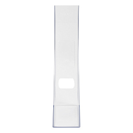 Лоток для бумаг вертикальный СТАММ "Респект", прозрачный, ширина 70мм фото Лоток для бумаг вертикальный СТАММ "Респект", прозрачный, ширина 70мм