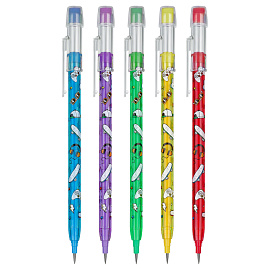 Карандаш сегментный ArtSpace "Перемена", с ластиком, ассорти