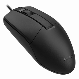 Мышь проводная A4Tech OP-330 черная (OP-330 (BLACK))