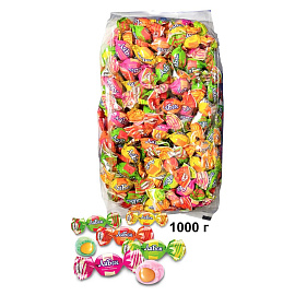 Конфеты жевательные АККОНД "ЛяБон" фруктово-ягодный микс, 1000 г