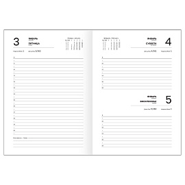 Ежедневник датированный 2026г., А5, 176л., 7БЦ BG "Флаг", глянцевая ламинация