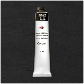 Краска масляная Гамма 701 Сажа газовая 46 мл фото Краска масляная Гамма 701 Сажа газовая 46 мл