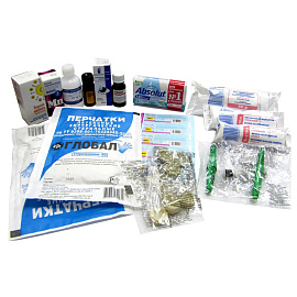 Аптечка первой помощи для салонов красоты, косметических кабинетов ФЭСТ АнтиСПИД (бокс пластиковый)