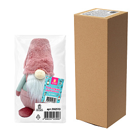 Украшение новогоднее интерьерное 41 см "Задумчивый Гном", полиэстер, ЗОЛОТАЯ СКАЗКА, 592513