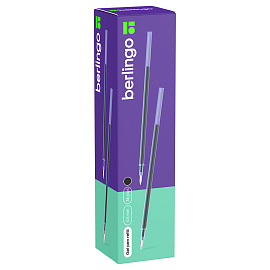 Стержень гелевый Berlingo "Techno-Gel", "Silk", "XP" черный, 131мм, 0,5мм