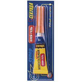 Клей секундный Секунда универсальный гель 3 г