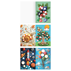 Раскраска пластилином А5, 8 стр., ТРИ СОВЫ "Выпуск №1