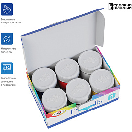 Гуашь Гамма Классическая 6 цветов по 20 мл фото Гуашь Гамма Классическая 6 цветов по 20 мл