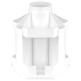 Настольная подставка СТАММ "Maxi Desk", пластиковая, вращающаяся, белая фото Настольная подставка СТАММ "Maxi Desk", пластиковая, вращающаяся, белая