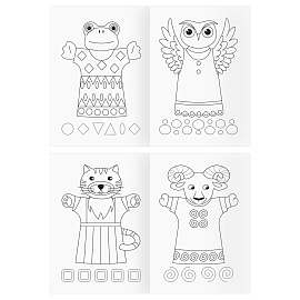 Раскраска А4, 16 стр., ТРИ СОВЫ "Кукольный театр