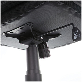 Кресло руководителя Helmi HL-E26 "Segment", экокожа/ткань черная