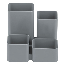 Настольная подставка СТАММ "Юниор", пластиковая, серая