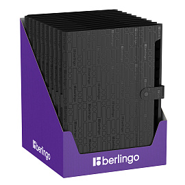 Папка 12 отделений Berlingo "Your Way", А4, 600мкм, на кнопке, черная фото Папка 12 отделений Berlingo "Your Way", А4, 600мкм, на кнопке, черная